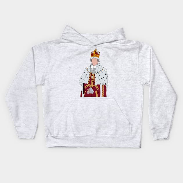 King George the 3rd Kids Hoodie by Master Of None 